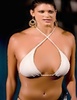 eve torres sexy white bikini top