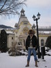 Printul Andrei Prisecaru Ratiu in fata Cazinoului din Sinaia