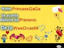 Diploma pentru PrincessGaGa