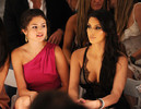 Selena Gomez Actress Selena Gomez and Kim Kardashian attend the Beach Bunny Swimwear 2011 fashion sh