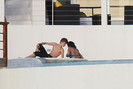 Selena Gomez and Justin Bieber - Justin Bieber and Selena Gomez in the Caribbean