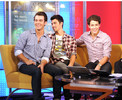 Nick Jonas and Kevin Jonas - The Jonas Brothers Visit FOX & Friends
