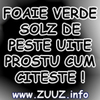 foaie verde solz de peste uite prostu cum citeste