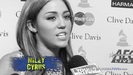 Nick Jonas. Miley Cyrus. Keri Hilson on their favorite GRAMMY artist 0115