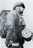 WW2 paratrooper with carrier pigeon