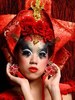 Red fantasy makeup