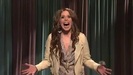 Miley Cyrus  as Justin Bieber  SNL 0439