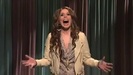 Miley Cyrus  as Justin Bieber  SNL 0440