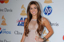 Miley Cyrus Clive Davis 2011 Pre-GRAMMY Party
