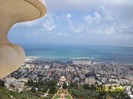 HAIFA SPRE MEDITERANA  PORTUL SI SILOZUL DE CEREALE DIN PORT....