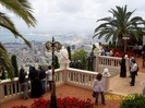 VEDERE DE PE TERASELE GRADINILOR BAHAI -HAIFA ISRAEL ...