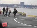 RARE VIDEO. MILEY CYRUS GETTING ON A HELICOPTER 102