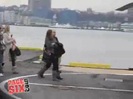 RARE VIDEO. MILEY CYRUS GETTING ON A HELICOPTER 110