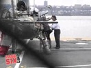 RARE VIDEO. MILEY CYRUS GETTING ON A HELICOPTER 145