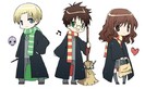 Draco;Harry;Hermione