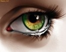 Ochi verde-galbui