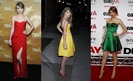 taylor swift style queen red carpet colourful dress