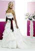 A-line-Princess-Strapless-Sleeveless-Satin-Red-Wedding-Dress