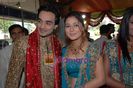 normal_Sara Khan, Angad Hasija at the Inauguration of Star Parivaar Asia Wedding Fair in J W Mariott