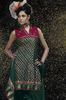 CrepeSilkEmbroideredBottleGreenWeddingSalwarKameez