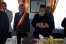 In SALA CAMINULUI CULTURAL din PALOS ,la masa de pranz ocazionata alaturi de credinciosi cu ocazzia 