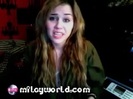 MileyWorld - Happy New Year 2011 ! Vlog #2 171