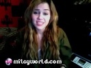 MileyWorld - Happy New Year 2011 ! Vlog #2 172