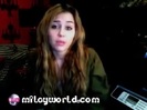 MileyWorld - Happy New Year 2011 ! Vlog #2 409