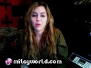 MileyWorld - Happy New Year 2011 ! Vlog #2 541