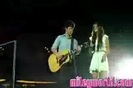 mileyWorld - Miley singing with Nick [Live] (1123)