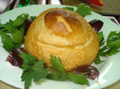 CIORBA DE FASOLE IN BOL DE PAINE