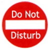 do not disturb
