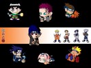 Konachan.com - 19058 chibi gaara haruno_sakura hatake_kakashi naruto rock_lee uchiha_itachi uchiha_s