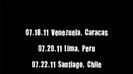 The Black Star Tour South America Trailer 347