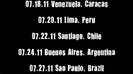 The Black Star Tour South America Trailer 353