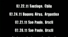 The Black Star Tour South America Trailer 358