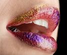 RainbowColorLipsLipstickGlitter