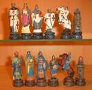 Piese de sah hand-made_Crestini versus sarazini_615 lei