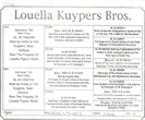 KUYPERS BROS