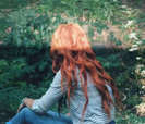 alone-forest-hair-light-redhair-192086