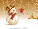 stock-vector-snowman-with-gift-for-you-19755673