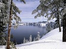 Lake Snow Mountain Crater Lake National Park Oregon
