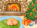 Napping by the Fire