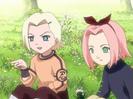 Sakura si Ino ii spionau pe Naruto Si Hinata