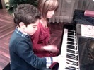 Debby Ryan gives Cameron a quick piano lesson 103