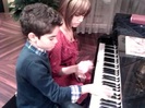 Debby Ryan gives Cameron a quick piano lesson 107