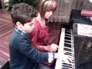 Debby Ryan gives Cameron a quick piano lesson 120