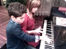 Debby Ryan gives Cameron a quick piano lesson 130