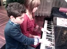 Debby Ryan gives Cameron a quick piano lesson 144