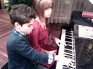 Debby Ryan gives Cameron a quick piano lesson 149